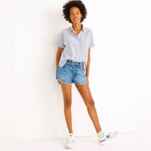 Madewell Women’s Relaxed Denim Shorts (Berriman Wash)